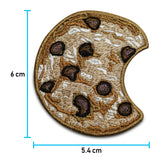 Flicken-Bügelflicken-Aufbügler-Bügelbild-Bügelpatch-Jeansjacke-Kuchen-Kekse-Kaffee-Cupcake-Aufnähershop-Süßigkeiten