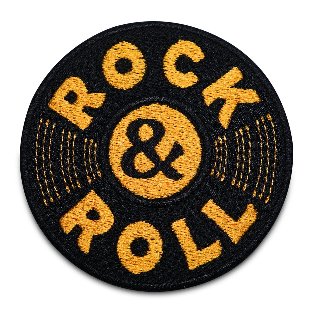 Flicken-Bügelflicken-Aufbügler-Bügelbild-Bügelpatch-Jeansjacke-Heavy-Metal-Rocker-Acdc-Merch-Hard-Rock-Metal-Hand