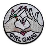 Bügelflicken-Aufbügler-Bügelbild-Bügelpatch-Jeansjacke-GRL-PWR-Feminism-Feminismus-Herzen-Frauen-Mädchen