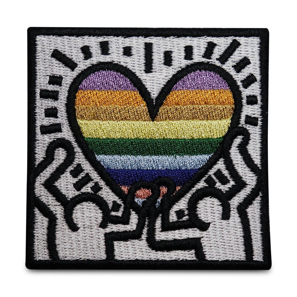 Flicken-Bügelflicken-Aufbügler-Bügelbild-Bügelpatch-bisexuell-bi-Flag-Lebisch-Flagge-Regenbogen-Comic-CSD-LGBTQ