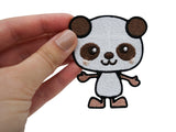 Flicken-Bügelflicken-Aufbügler-Bügelbild-Bügelpatch-Jeansjacke-Korea-Babmus-Kung-Fu-Bären-Australien-Tiere