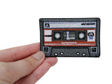 Flicken-Bügelflicken-Aufbügler-Bügelbild-Bügelpatch-Jeansjacke-Vintage-Old-School-Schallplatte-Album-80s-Band