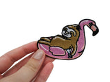 Flicken-Bügelflicken-Aufbügler-Bügelbild-Bügelpatch-Jeansjacke-Tier-Urlaub-Sloth-Costa-Rica-Saufen