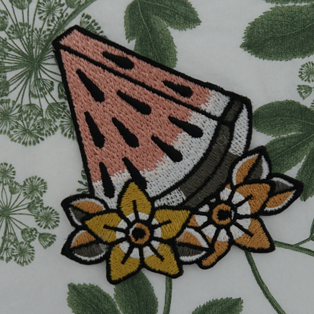 Flicken-Bügelflicken-Aufbügler-Bügelbild-Bügelpatch-Jeansjacke-Wassermelone-Ananas-Sommer-Urlaub-Obst-Melonen-Kawaii-Frucht