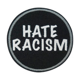 Flicken-Bügelflicken-Aufbügler-Bügelbild-Bügelpatch-Jeansjacke-Rassismus-Homophobie-BLM-against-fascism-no-to-racism