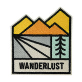 Wandern-Wanderer-Vintage-Patagonia-Camping-Klettern-Aufbügler-Bügelpatch-Mountain-Baum