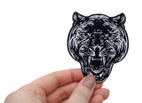 Panther-Bügelflicken-Flicken-Aufnäher-Aufbügelflicken-Tiger-Löwe-Dschungel-Mogli