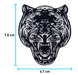 Panther-Bügelflicken-Flicken-Aufnäher-Aufbügelflicken-Tiger-Löwe-Dschungel-Mogli