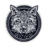 Fuchs-Fox-Hund-Waldtiere-Rocker-Biker-Motorrad-Bügelbild-Aufnäher