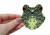 Frosch-Fisch-See-Wasser-Tier-Kermit-Baby-Frog-Bügelbild-Aufbügelflicken-Aufbügelbild-Aufnäher-Flicken