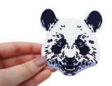 Panda-Pandabär-Korea-Bären-Kung-Fu-Bügelbild-Bügelpatch-Applikation-Aufbügelbild