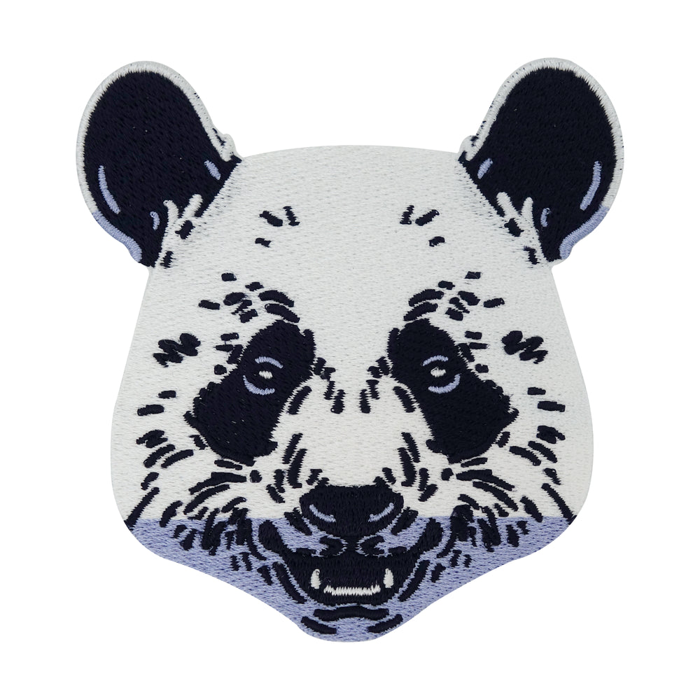 Panda-Pandabär-Korea-Bären-Kung-Fu-Bügelbild-Bügelpatch-Applikation-Aufbügelflicken