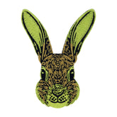 Hase-Kanninchen-Kopf-Wald-Tier-Kinder-Ostern-Osterhase-Bunny-Bügelbilder-Flicken-Bügelflicken-Aufbügelbilder-Rabbit