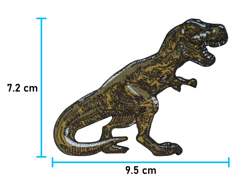 Dino-TRex-Dinosaurier-Kinder-Jungen-Flicken-Bügelflicken-Hosenflicken-Hosenpflaster-Knieflicken-Patch-Aufnäher