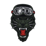 schwarzer-Panther-Helm-Motorrad-Biker-Aufbügler-Aufnäher