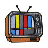 Retro-Vintage-Fernsehr-Patch-zum-Aufbügeln-Aufbügler-Gamer-Serien-Flicken