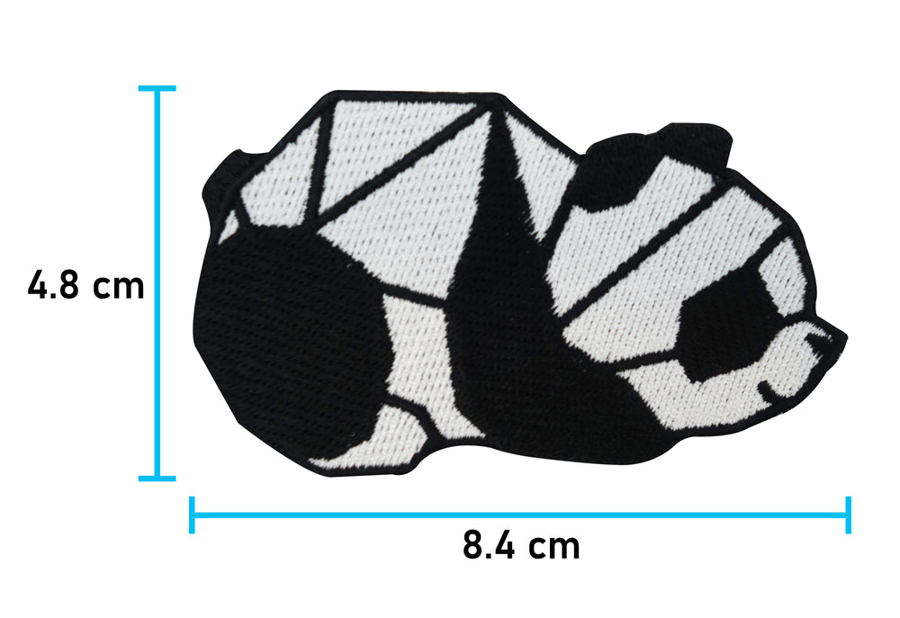 Panda-Baby-Schlafen-Süß-Patch-zum-Aufbügeln-Bügelflicken-Flicken-Aufbügler-Aufnäher-Maße-4,8x8,4