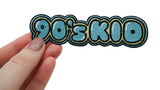 90s-Kid-Kinder-der-90er-Patch-zum-Aufbügeln-DIY-Tshirt-Aufbügler-Aufnäher-Hand