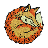 Fuchs-Süß-Fox-Füchse-Wald-Tiere-Patch-Bügelbild-Bügelpatch-Bügelsticker-Applikation