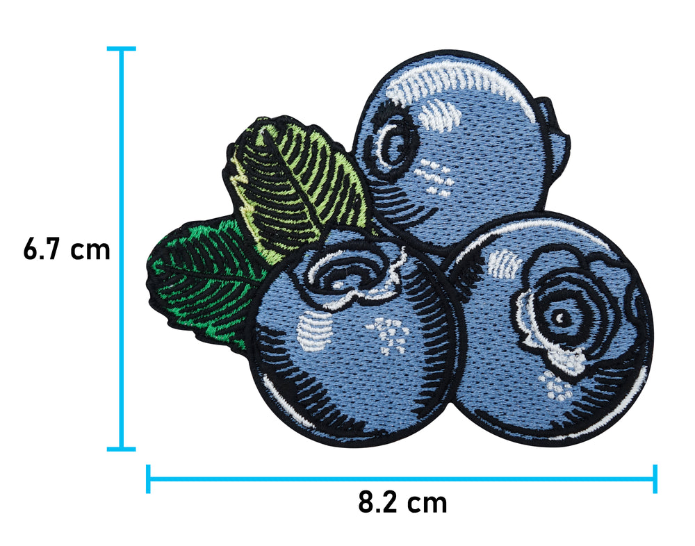 Heidelbeere-Blaubeere-Frucht-Früchte-Obst-Patch-zum-Aufbügeln-Maße-6,7x8,2