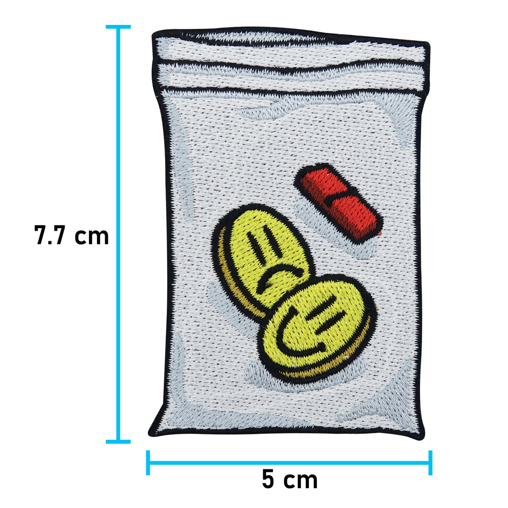 Pillen-Drogen-Patch-zum-Aufbügeln-Jeansjacke-Maße