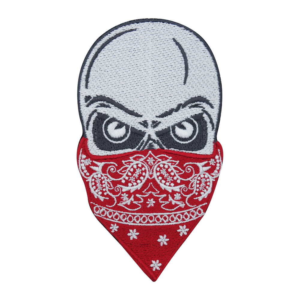 Totenkopf-Totenschädel-Bandana-Patch-Aufbügler