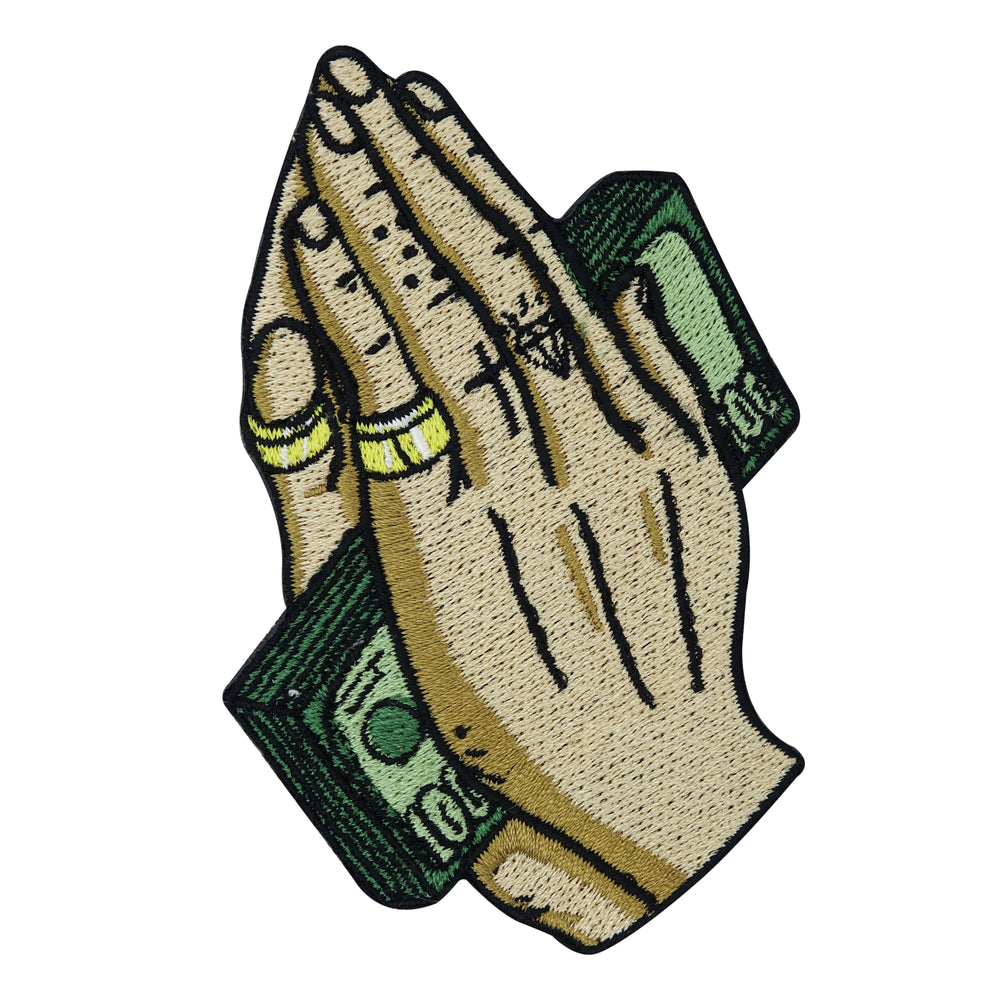 Hände-Mit-Geld-Tattos-Patch