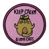 Katze-Pfoten-Keep-Calm-Patch