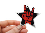 Rock Stern Patches zum Aufbügeln | Musik Patch, Bügelflicken, Flicken, Aufnäher Finally Home
