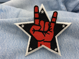 Rock Stern Patches zum Aufbügeln | Musik Patch, Bügelflicken, Flicken, Aufnäher Finally Home