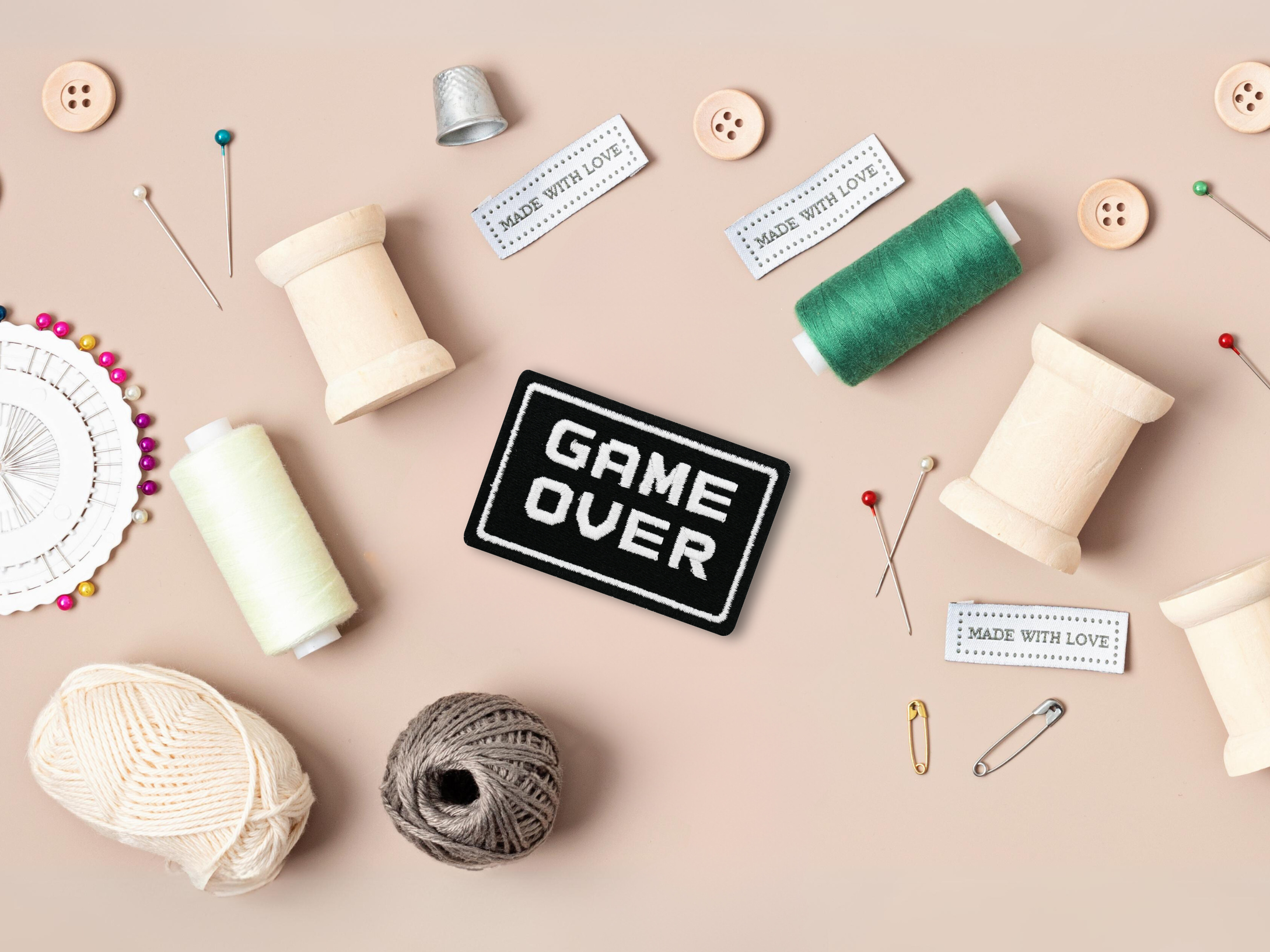 Game over Bügelbild Patches zum Aufbügeln | Patch, Aufbügelmotive, Finally Home