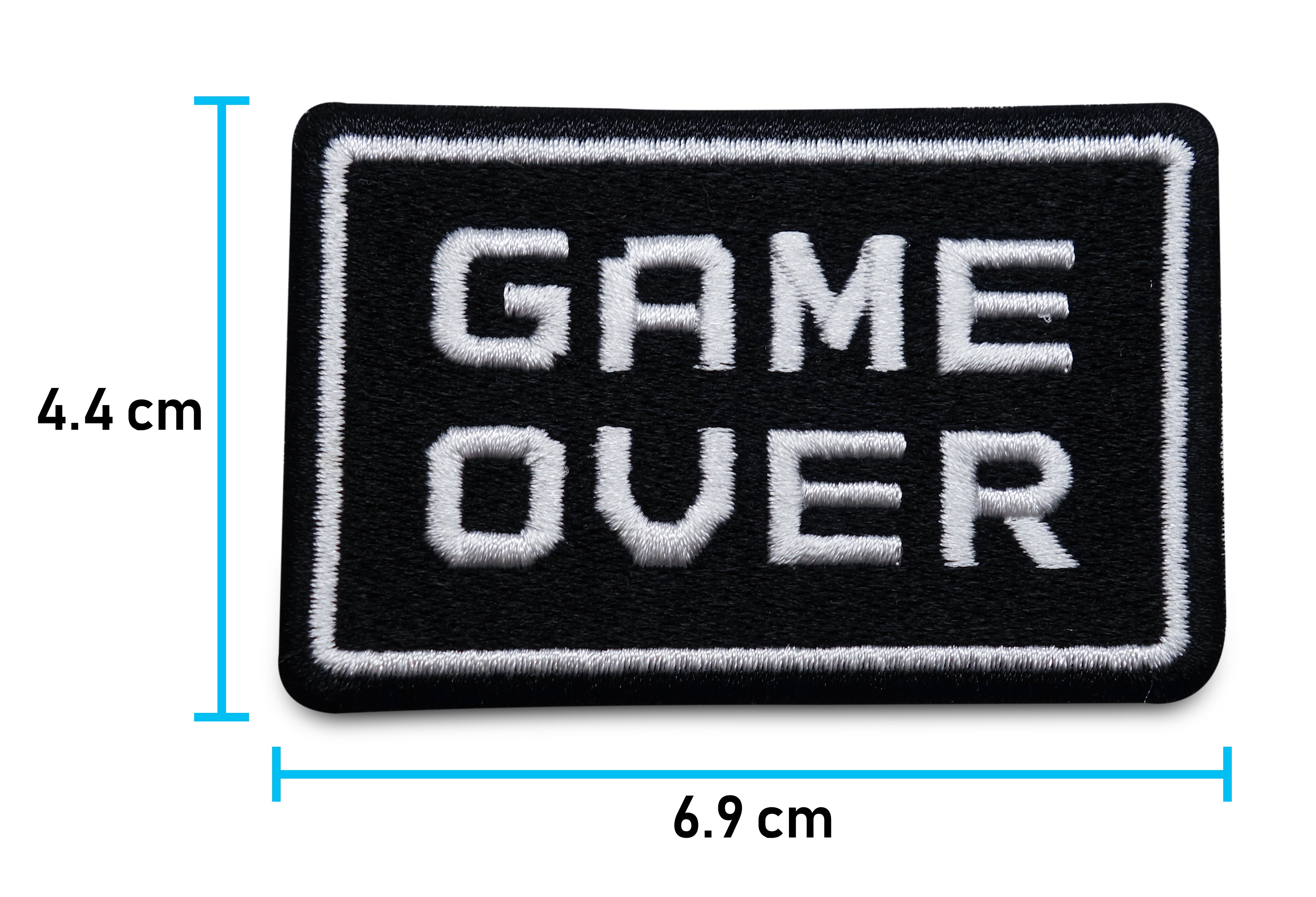 Game over Bügelbild Patches zum Aufbügeln | Patch, Aufbügelmotive, Finally Home