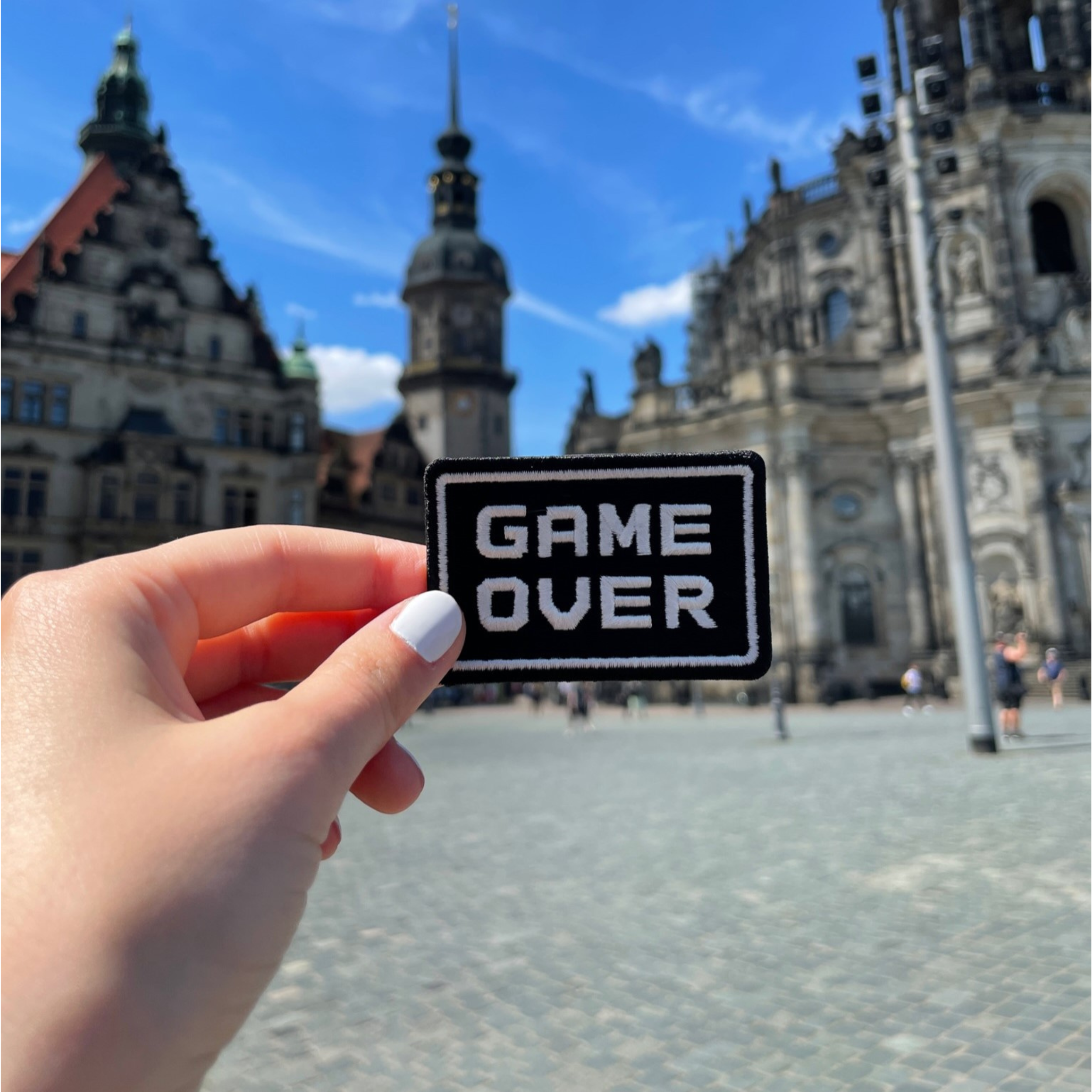 Game over Bügelbild Patches zum Aufbügeln | Patch, Aufbügelmotive, Finally Home