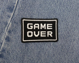Game over Bügelbild Patches zum Aufbügeln | Patch, Aufbügelmotive, Finally Home