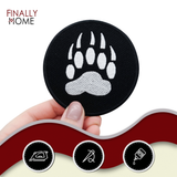 Runde Hundepfote Bügelbild Patch zum Aufbügeln | Hunde Pfote Patches, Aufbügelmotive Finally Home