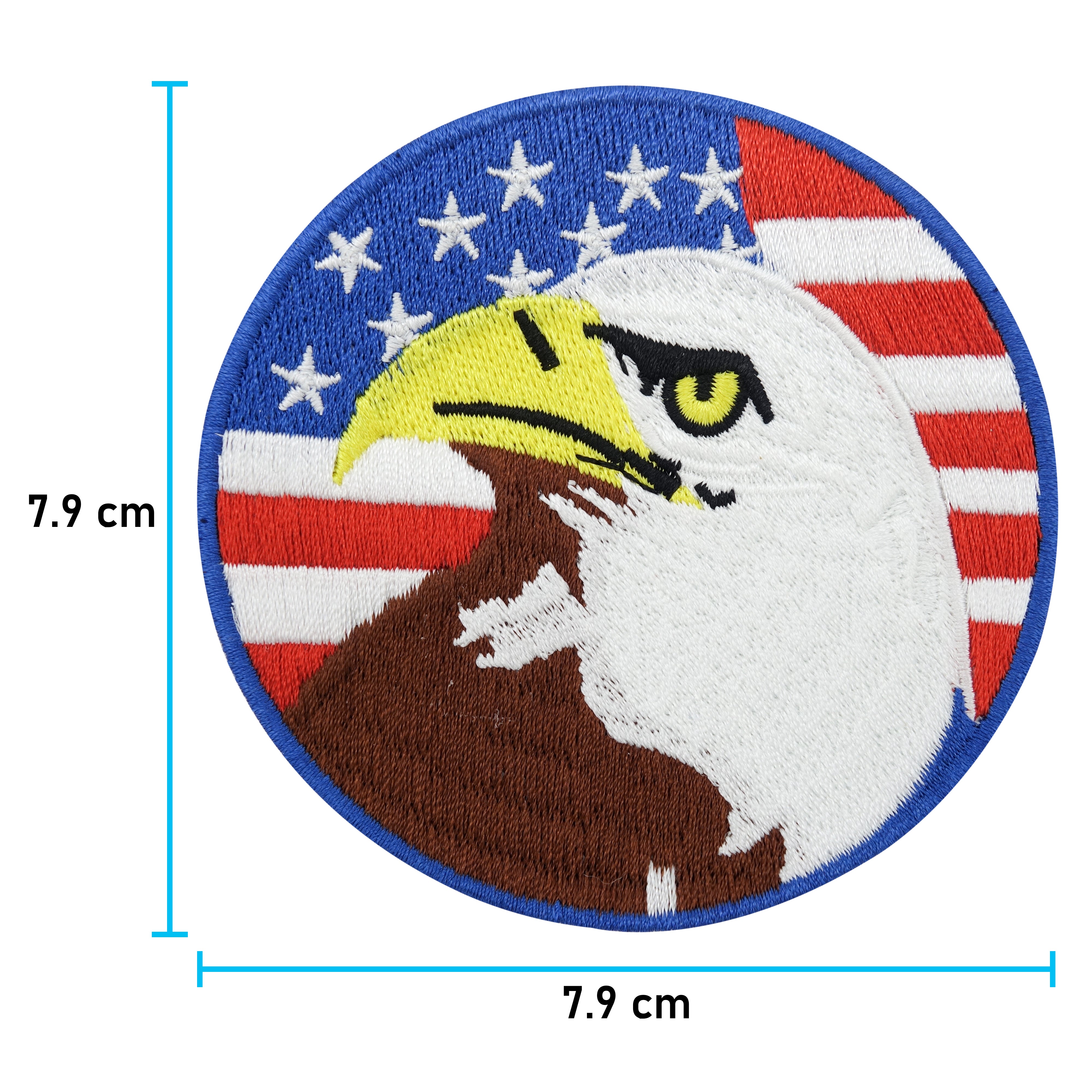 Usa Flagge mit Adler Bügelbild Patch zum Aufbügeln | Amerika Patches, Aufbügelmotive, Finally Home