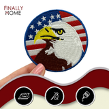 Usa Flagge mit Adler Bügelbild Patch zum Aufbügeln | Amerika Patches, Aufbügelmotive, Finally Home