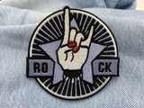 Rock Hand Bügelbild Patch zum Aufbügeln | Musik Patches, Aufbügelmotive, Finally Home