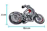 Motorrad Biker Bügelbild Patch zum Aufbügeln | Patches für Lederwesten, Aufbügelmotive, Finally Home