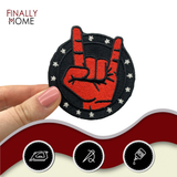 Rock Musik Band Finger Bügelbild Patch zum Aufbügeln | Patches, Aufbügelmotive Finally Home