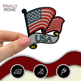 Usa Flagge Patches zum Aufbügeln | Amerika Patch, Bügelflicken, Flicken, Aufnäher, Finally Home