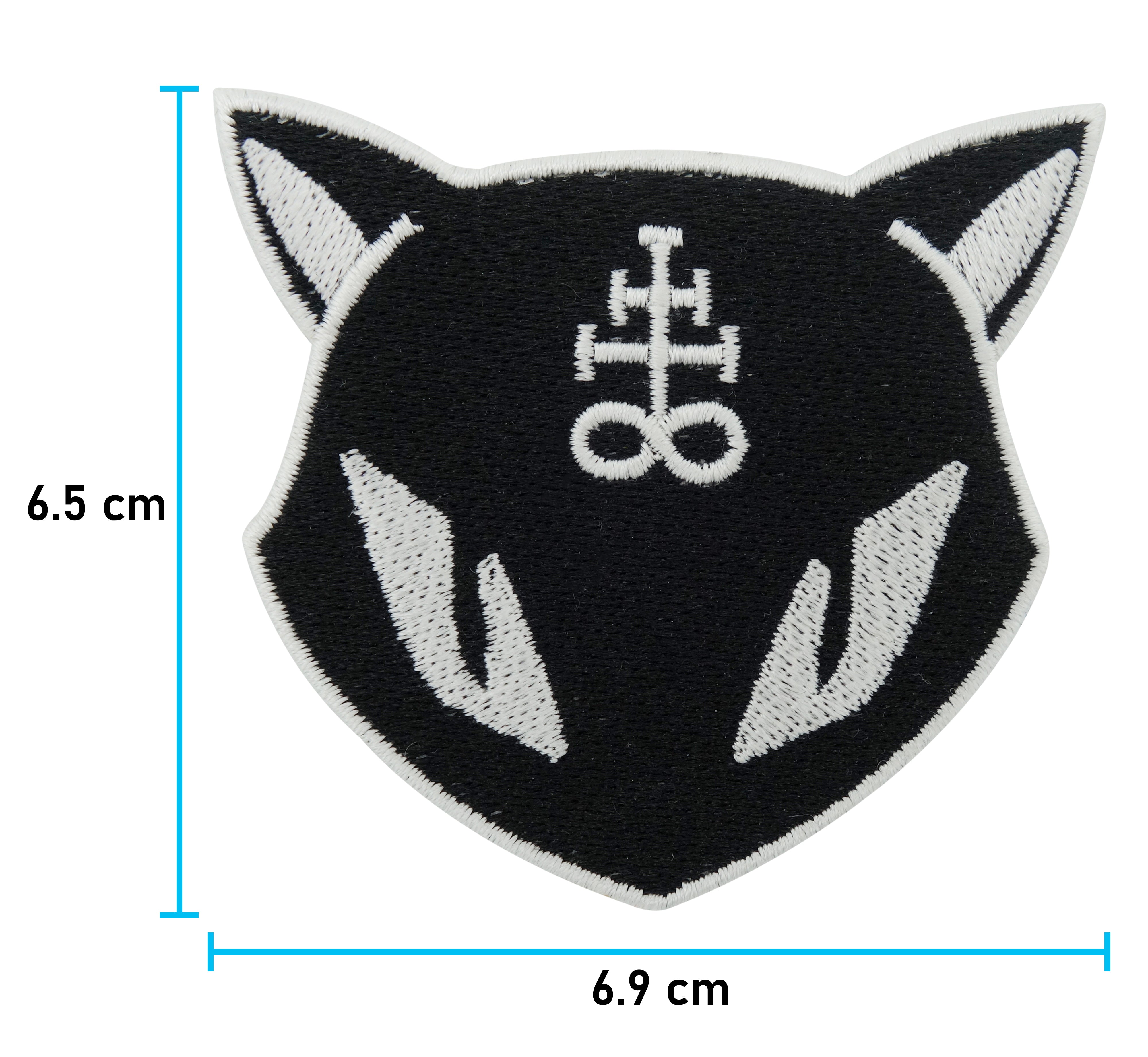 Schwarzer Katzen Kopf Patches zum Aufbügeln | Katze Patch, Bügelflicken, Flicken, Aufnäher, Finally Home