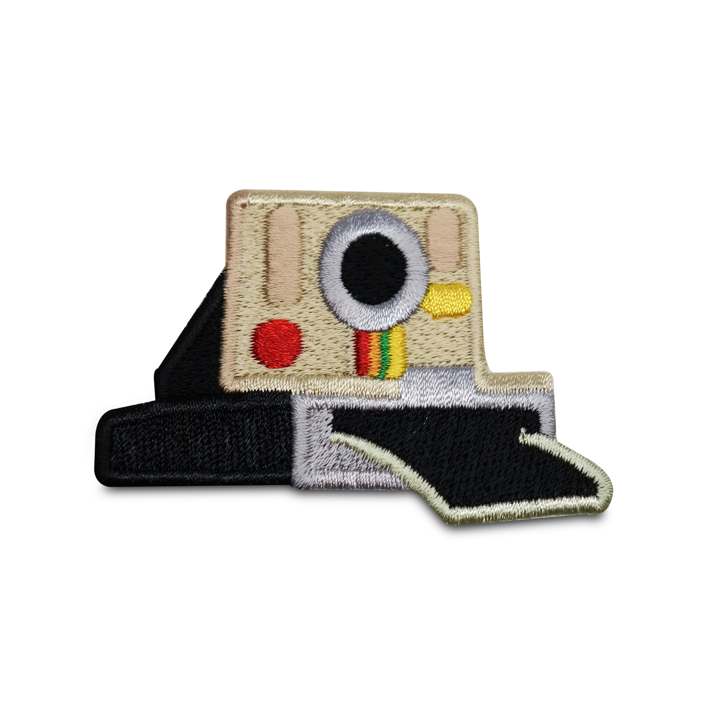 Polaroid Kamera Patch zum Aufbügeln Foto Retro Aufnäher Aufbügler