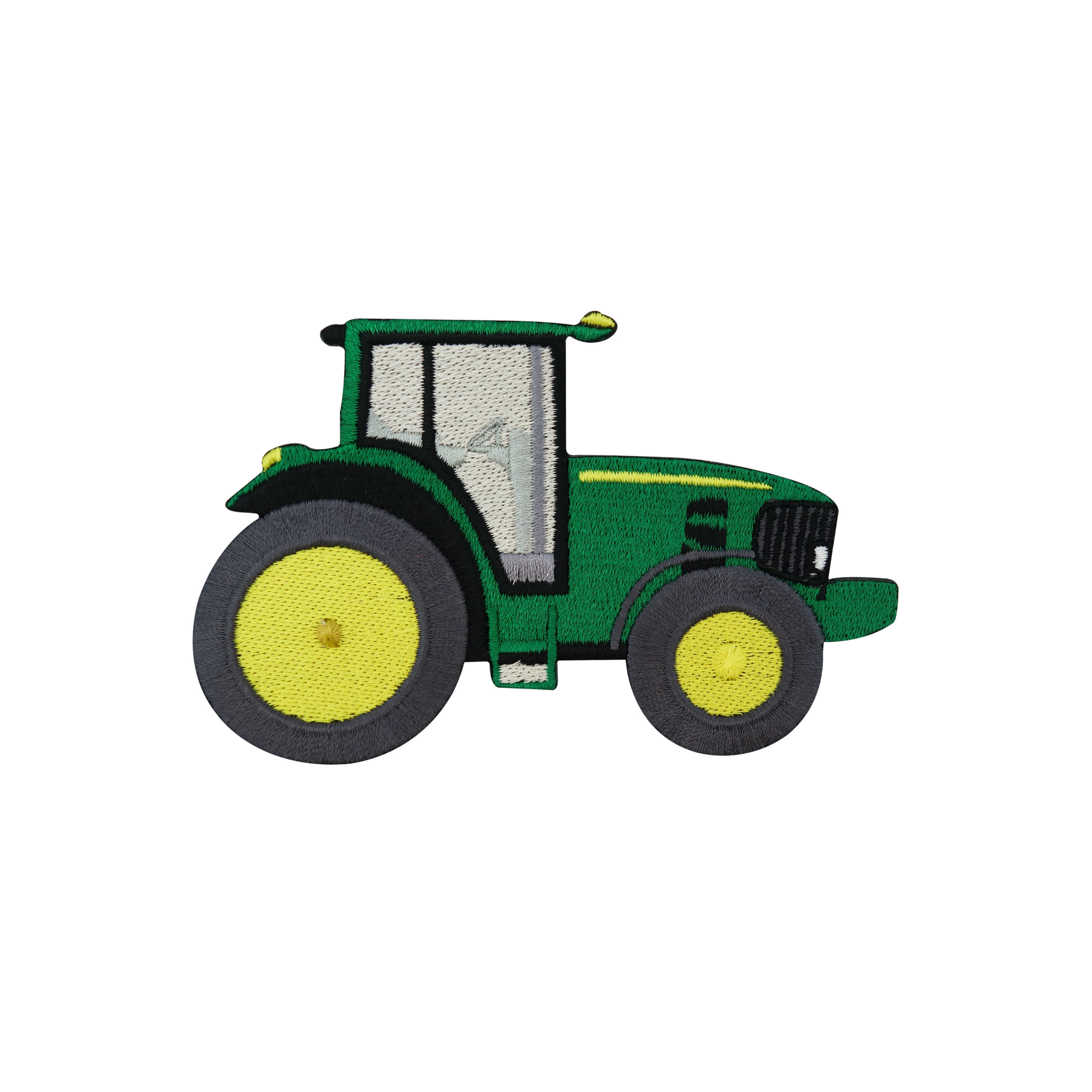 Traktor Patch zum Aufbügeln Trecker Flicken Aufnäher Kinder Aufbügler