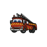 Feuerwehrauto Patch zum Aufbügeln Kinder Feuerwehr Auto Aufnäher Feuerwehrmann