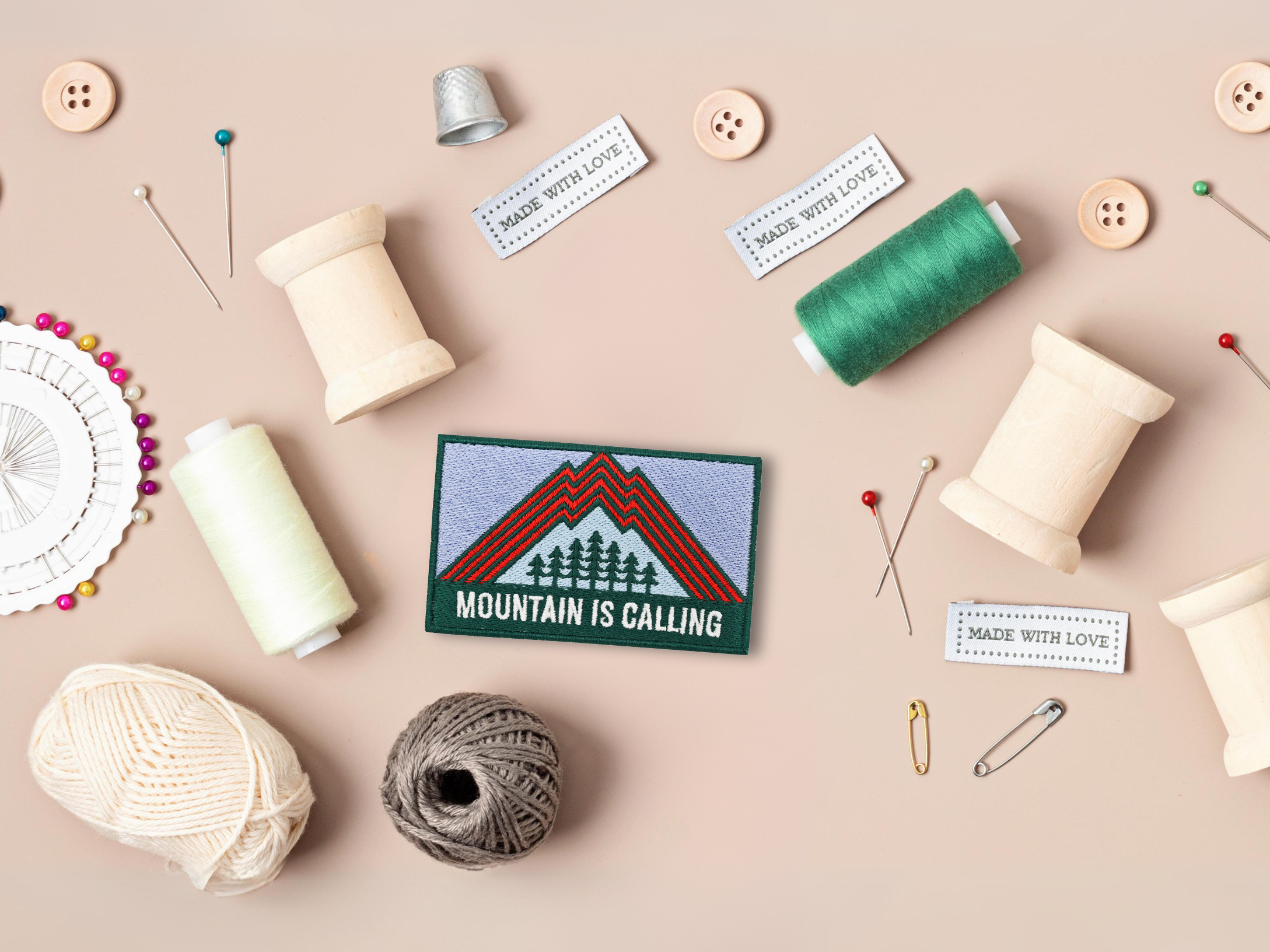 Klett Patch - Mountain is Calling | Outdoor Klett Patches, Wandern Aufnäher, Rucksack Klettpatches, Wanderer Badge, Berge Klettpatch, Finally Home
