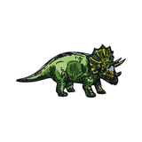 Triceratops Dinosaurier Bügelflicken Dino Patch Flicken Aufnäher Saurier Kinder