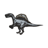 Velociraptor Dino Flicken zum Aufbügeln Dinosaurier Bügelflicken Flicken