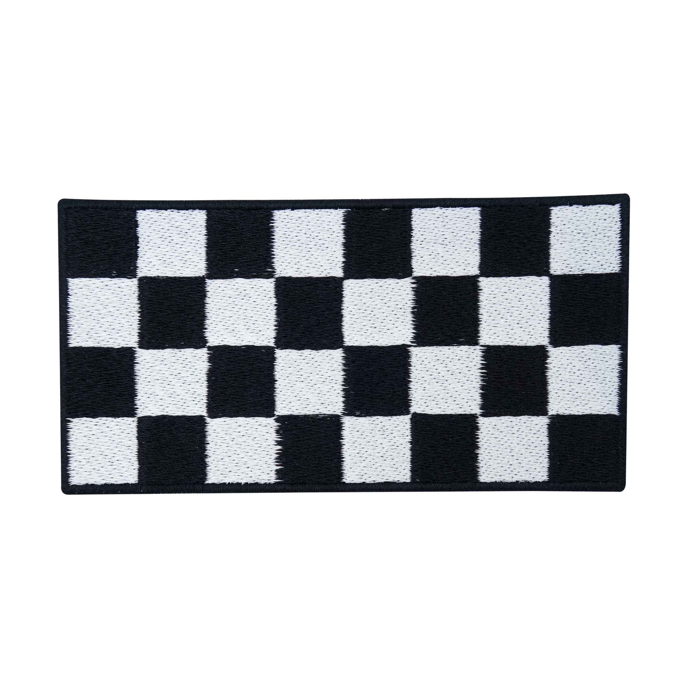 Checkerboard Retro Vans Schachbrett Karierter Bügelpatch schwarz/weiß Bügelflicken, Flicken