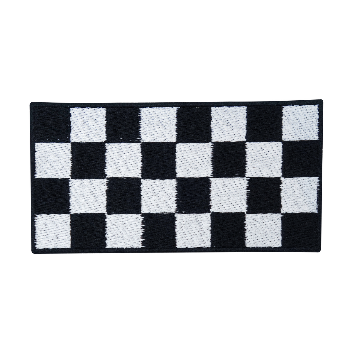 Checkerboard Retro Vans Schachbrett Karierter Bügelpatch schwarz/weiß Bügelflicken, Flicken